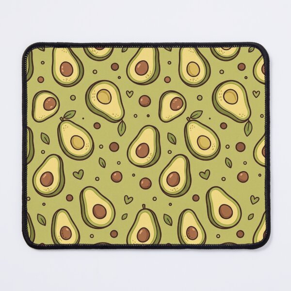 Item preview, Cute Avocado Halves Seamless Pastel Pattern designed and sold by StickVerse by Owais.