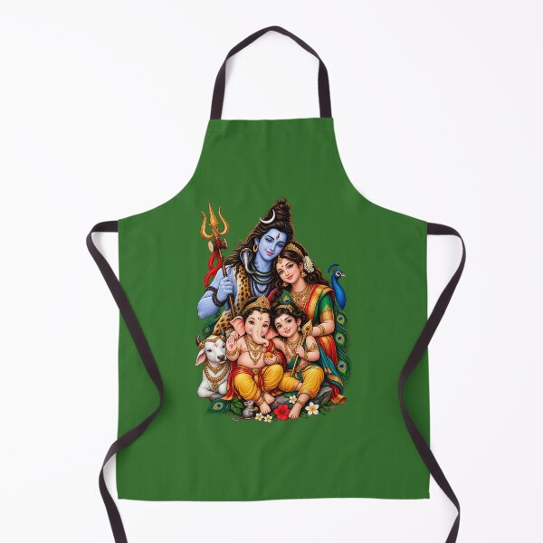 Item preview, Shiva Parvati Ganesha Murugan Divine Hindu Family designed and sold by lexxclothing.