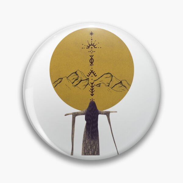 Item preview, Mystical Mountain Sun Symbol designed and sold by DailyDoodlesBySumbul.
