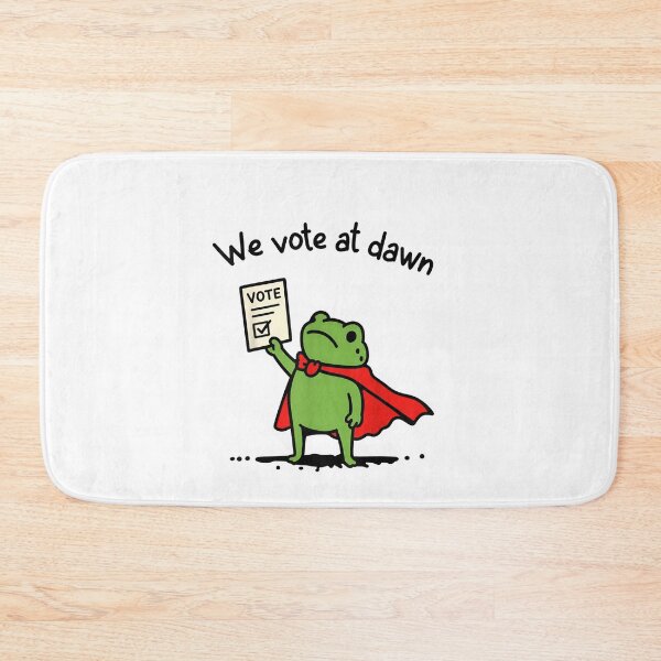 Item preview, We Vote At Dawn Frog Meme Election Humor Voting Civic Quote Gift designed and sold by LASTIQUE-dd.