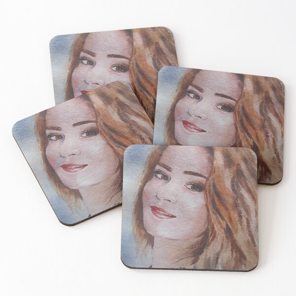 Item preview, Icliel - Romantic Watercolor Portrait designed and sold by SlavaArt.