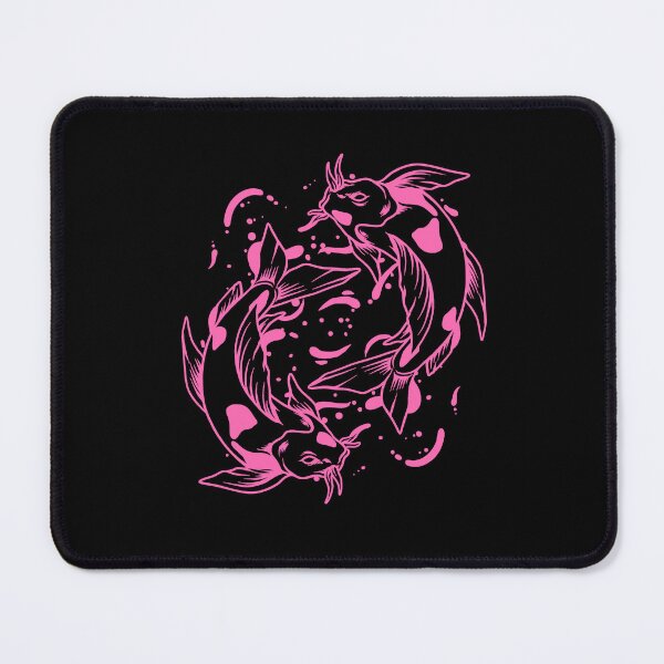 Item preview, Pink Japanese Koi Yin Yang Design designed and sold by pattern-archive.