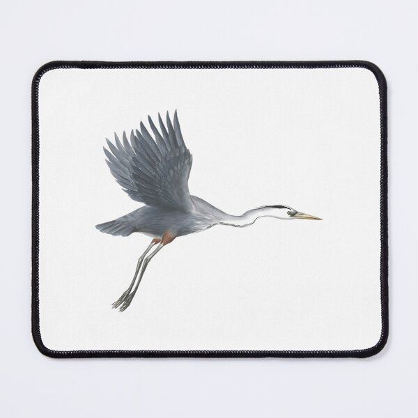 Item preview, Great Blue Heron Flying Bird Art designed and sold by kyla-leach.