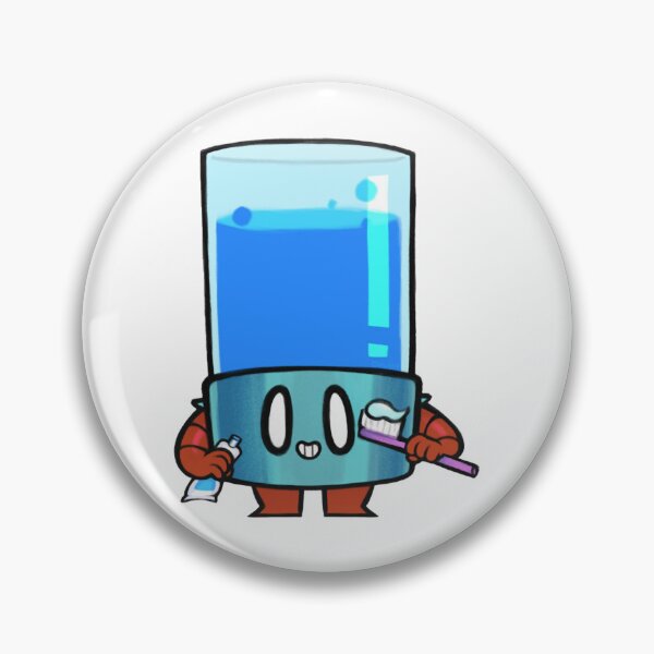 Item preview, Tank Guy Tooth Brush Cute Dental Hygiene Mascot Graphic designed and sold by Ohlainart.