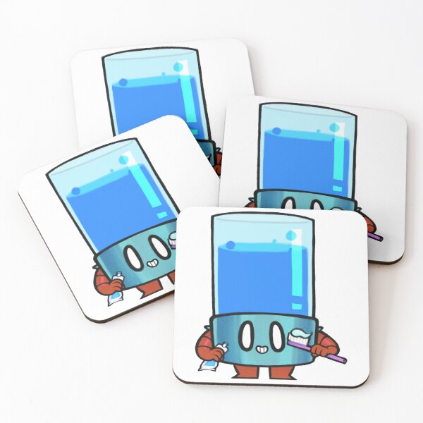 Item preview, Tank Guy Tooth Brush Cute Dental Hygiene Mascot Graphic designed and sold by Ohlainart.