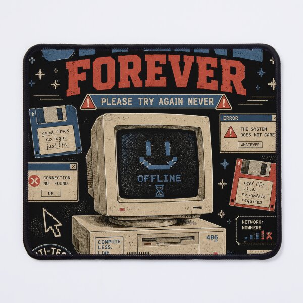 Item preview, Offline Forever Retro Computer Club designed and sold by A Light Worker.