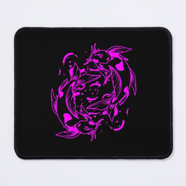 Item preview, Magenta Japanese Koi Yin Yang Design designed and sold by pattern-archive.