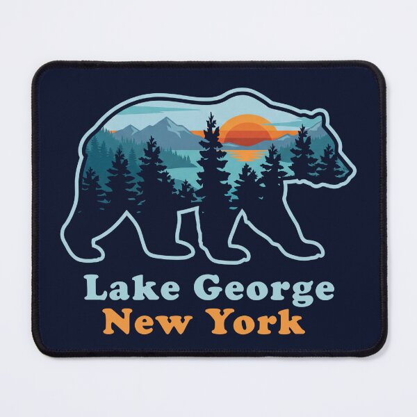 Item preview, Lake George New York Bear Silhouette  designed and sold by Milasneeze.