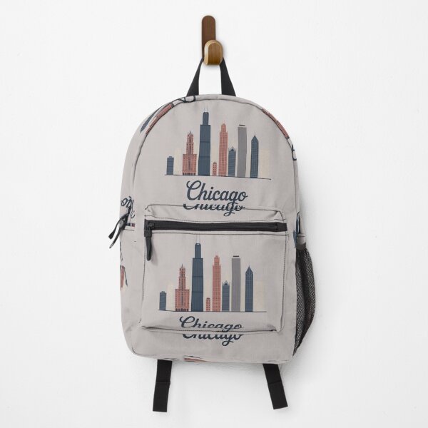 Item preview, Chicago Skyline Silhouette Design - Retro Gift for Travel Lover designed and sold by MoonSkyArt.