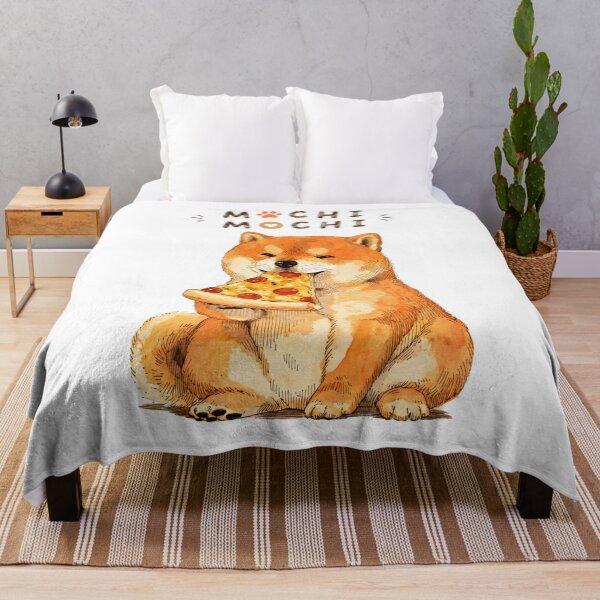 Item preview, Mochi Mochi Pizza Loving Shiba designed and sold by INITIAL SHIBA.