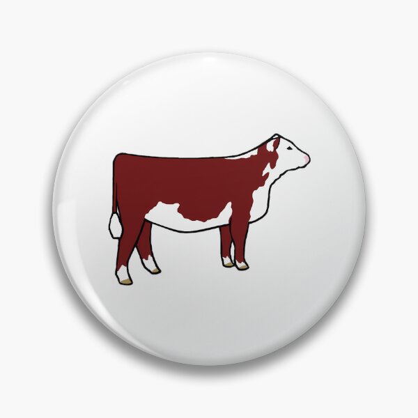 Item preview, Hereford Heifer Sticker (Color) designed and sold by lyric-olivares.