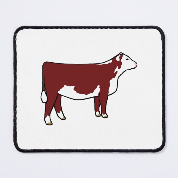 Item preview, Hereford Heifer Sticker (Color) designed and sold by lyric-olivares.
