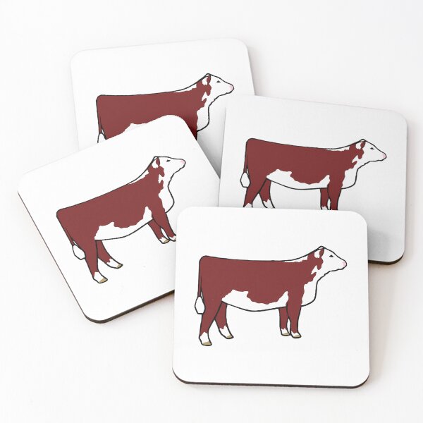 Item preview, Hereford Heifer Sticker (Color) designed and sold by lyric-olivares.