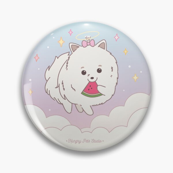 Item preview, Hangry Pomeranian designed and sold by hungrypetsstudio.