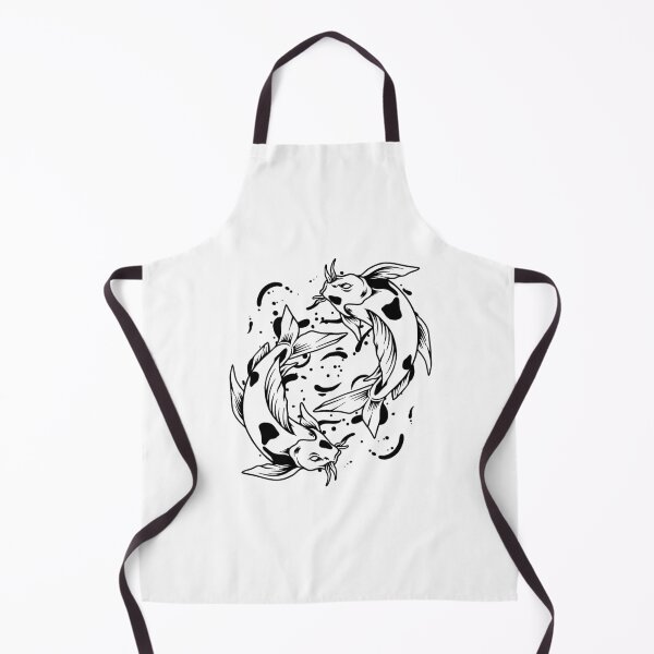 Item preview, Black Japanese Koi Yin Yang Design designed and sold by pattern-archive.