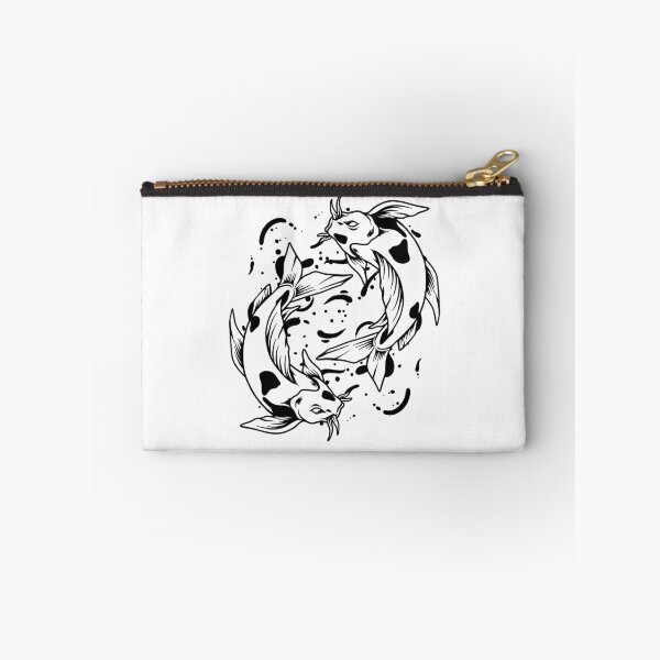 Item preview, Black Japanese Koi Yin Yang Design designed and sold by pattern-archive.