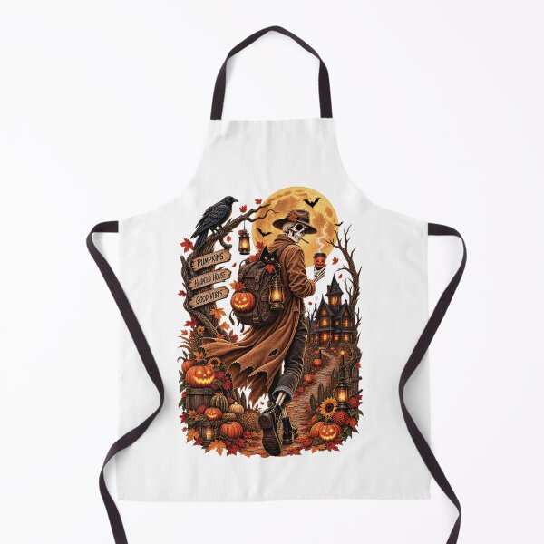 Item preview, Halloween Skeleton Pumpkin Harvest Spooky Autumn Vintage Fall designed and sold by Breisey.