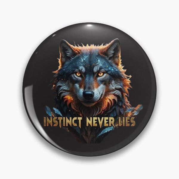 Item preview, WOLF - INSTINCT NEVER LIES designed and sold by The best online style shop.