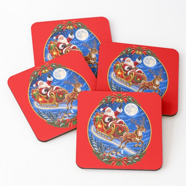 Item preview, Santa’s Joyful Christmas Sleigh designed and sold by Witch Joseph.