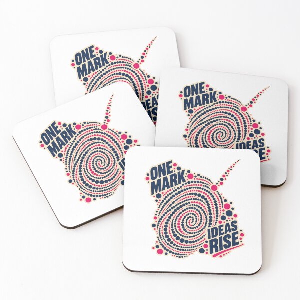 Item preview, International Dot Day Fingerprint – One Mark Ideas Rise Dot Mosaic designed and sold by Jaani-T.