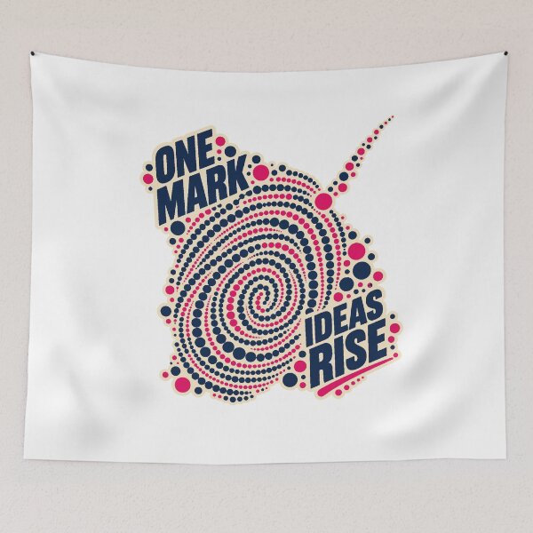 Item preview, International Dot Day Fingerprint – One Mark Ideas Rise Dot Mosaic designed and sold by Jaani-T.