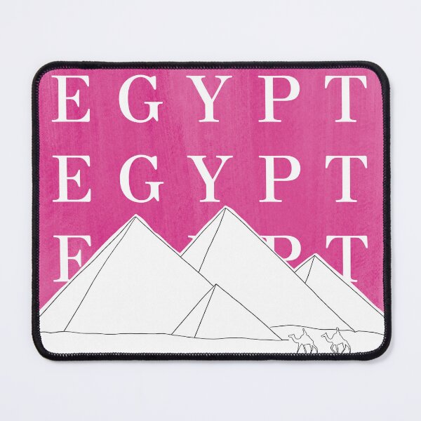 Item preview, Egypt pink minimalist Typograph poster designed and sold by dudaoliveira.art.