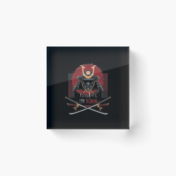 Item preview, Trust Me I'm Ronin Japanese Samurai Mask designed and sold by Dravienart.