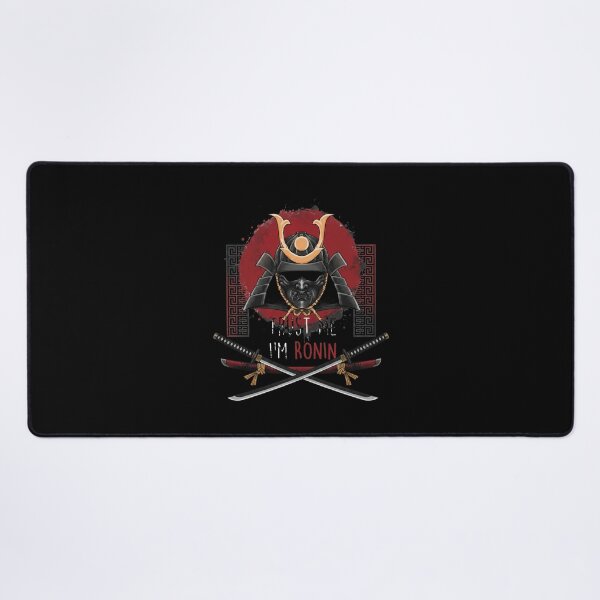 Item preview, Trust Me I'm Ronin Japanese Samurai Mask designed and sold by Dravienart.