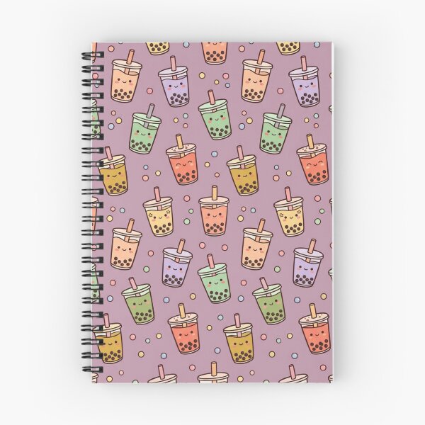 Item preview, Cute Boba Tea Cups Seamless Pastel Pattern designed and sold by StickVerse by Owais.