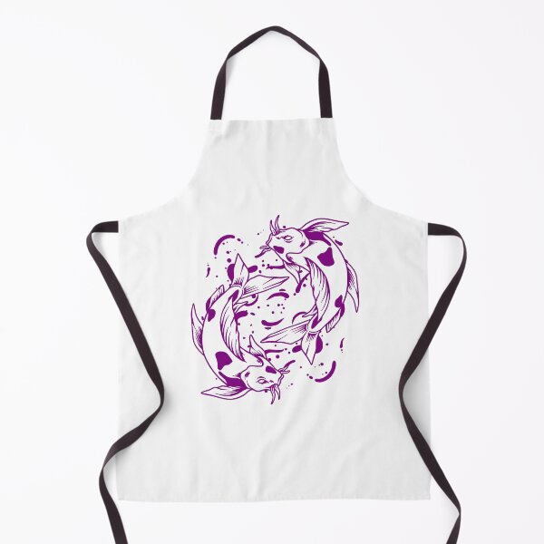 Item preview, Purple Japanese Koi Yin Yang Design designed and sold by pattern-archive.
