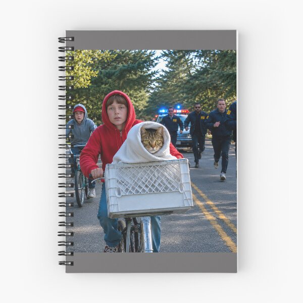 Item preview, Cat chased by FBI on bicycle  designed and sold by WiseBow.