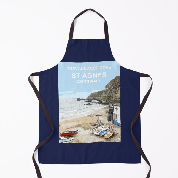 Item preview, St Agnes Cornwall.Cornish gift Kernow Travel location poster The Lizard designed and sold by BarbaraGlebska.
