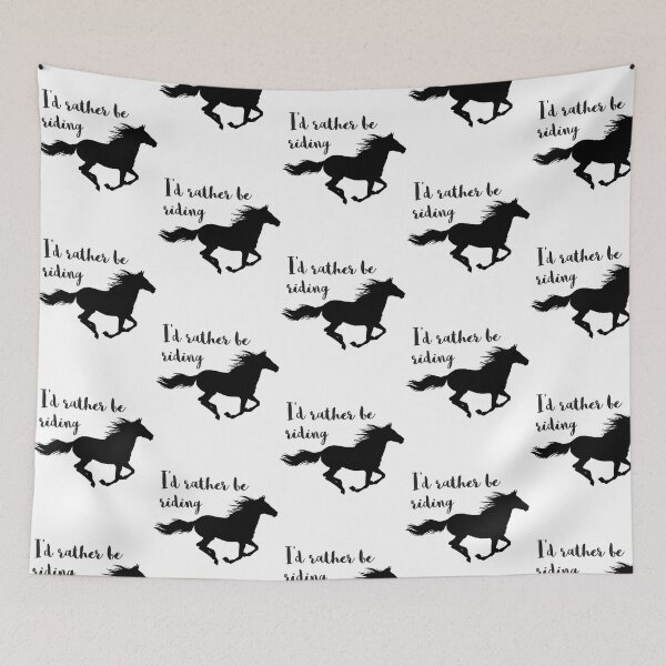 Item preview, I'D Rather Be Riding Horses designed and sold by lyric-olivares.