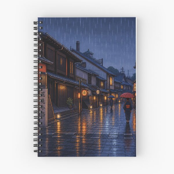 Item preview, Rainy Hanamikoji Kyoto Pixel Art designed and sold by sabusabu78.