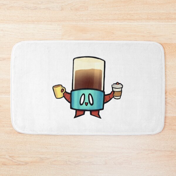 Item preview, Coffee Tank Guy Cute Cartoon Caffeine Drink Mascot Art designed and sold by Ohlainart.
