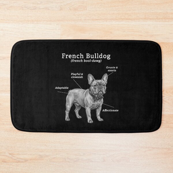 Item preview, French Bulldog BW Illustration designed and sold by SUP-R-Ts.