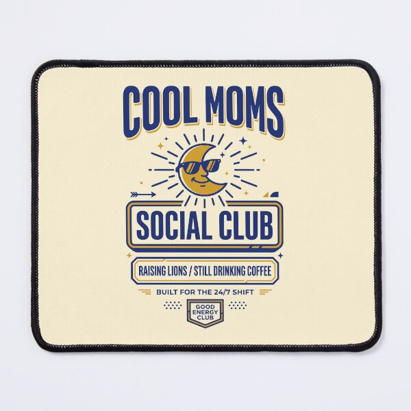 Item preview, Cool Moms Social Club Funny Mother Gift designed and sold by 89shirts.