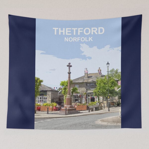 Item preview, Thetford Norfolk Broads. Travel poster East Anglia designed and sold by BarbaraGlebska.