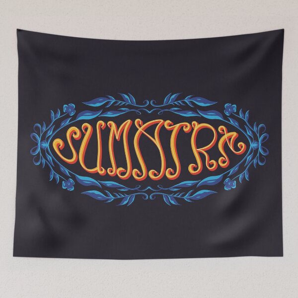 Item preview, SUMATRA INDONESIA TRAVEL TYPOGRAPHY designed and sold by JENTZBOM-ART.