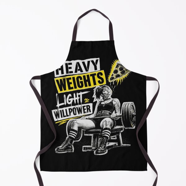 Item preview, Heavy Weights Light Willpower Funny Lifting designed and sold by macadolie.