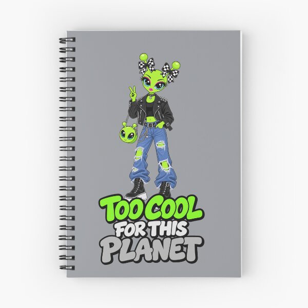 Item preview, Too Cool for This Planet – Alien Rocker Girl designed and sold by Aimetoi.