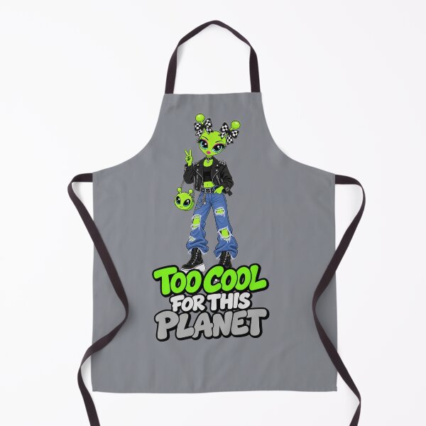 Item preview, Too Cool for This Planet – Alien Rocker Girl designed and sold by Aimetoi.