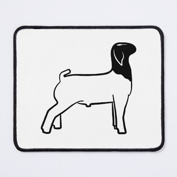 Item preview, Market Goat Silhouette - Not For Resale Without Permission designed and sold by lyric-olivares.