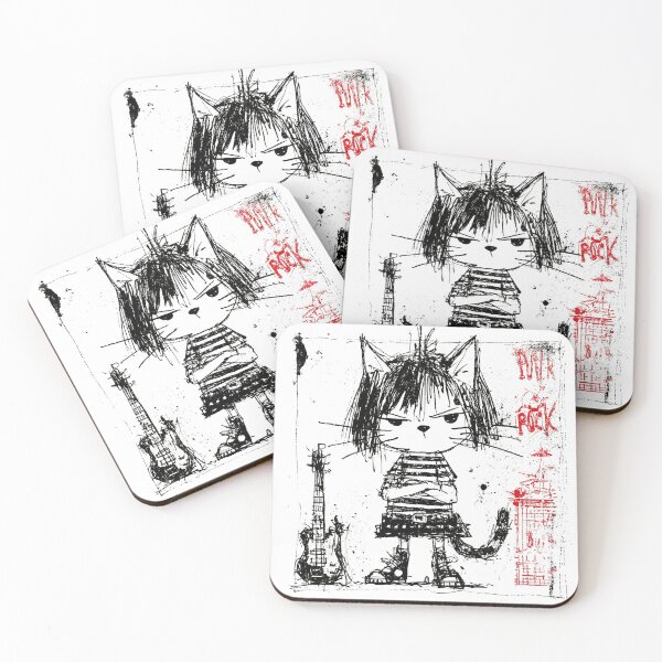 Item preview, Punk Cat Rockstar designed and sold by Venon28.