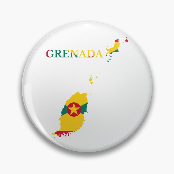 Item preview, Grenada Map Flag designed and sold by matthe-lopez.