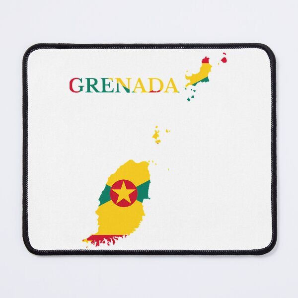 Item preview, Grenada Map Flag designed and sold by matthe-lopez.