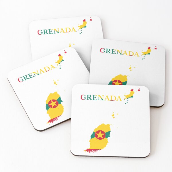 Item preview, Grenada Map Flag designed and sold by matthe-lopez.