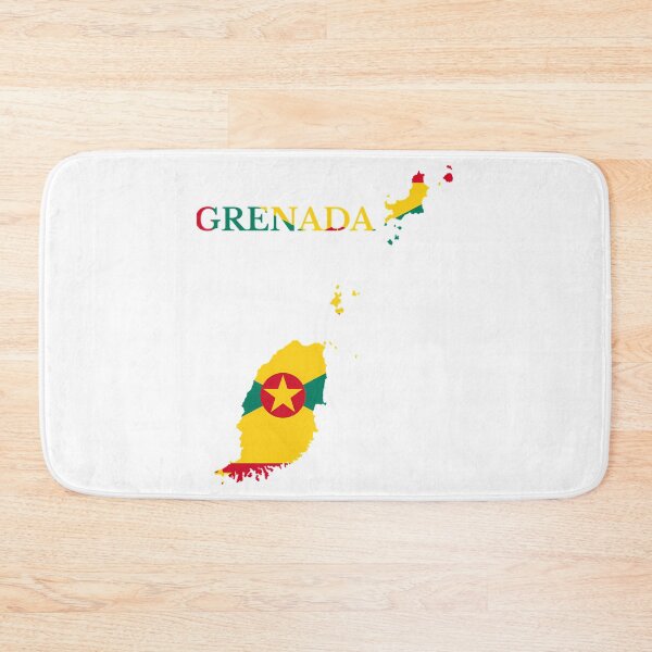 Item preview, Grenada Map Flag designed and sold by matthe-lopez.