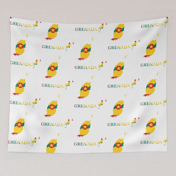 Item preview, Grenada Map Flag designed and sold by matthe-lopez.