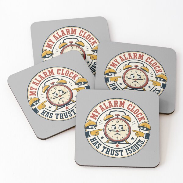 Item preview, My Alarm Clock Has Trust Issues – Funny Student Morning Humor designed and sold by bihtti.